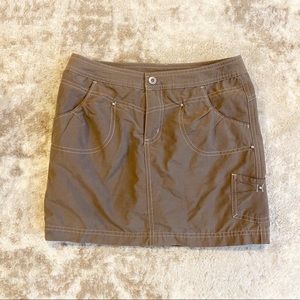 Columbia Youth Skort Size 12 Light Brown/Tan EUC